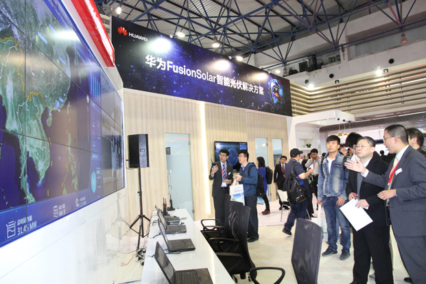 華為智能光伏3.0精彩亮相2016國際太陽能發(fā)電展 華為智能光伏3.0精彩亮相2016國際太陽能發(fā)電展